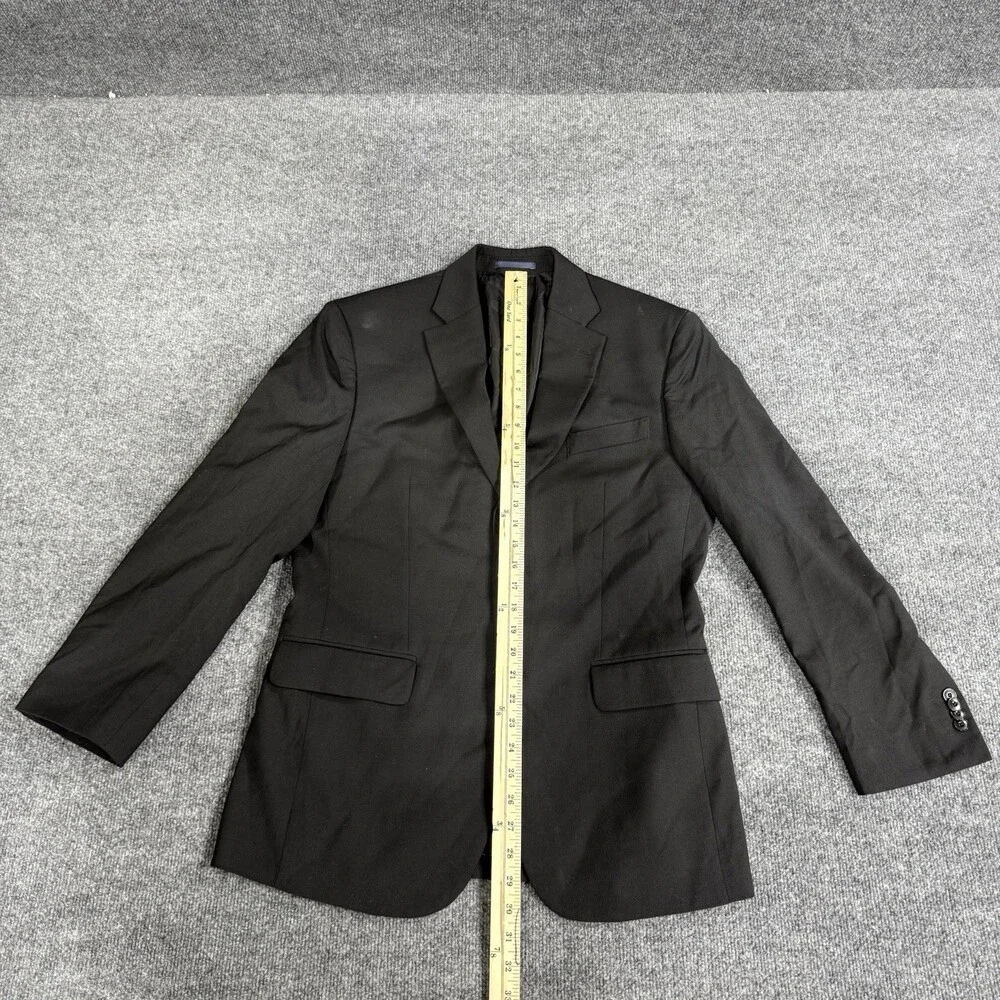 Jos A Bank 1905 Mens Black Blazer Sport Coat Suit Jacket Wool Two Button